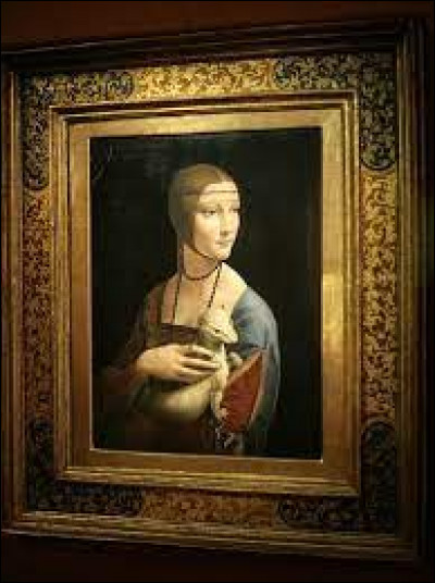 Qui a peint ce tableau intitulé "La dame à l'hermine" ?
