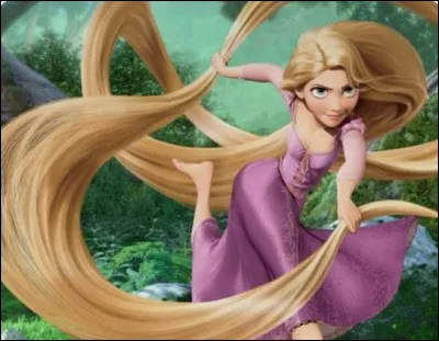 Quelle est la particularité des cheveux de Raiponce ?
