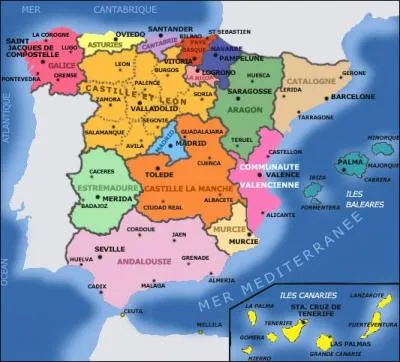 Superficie de l'espagne :