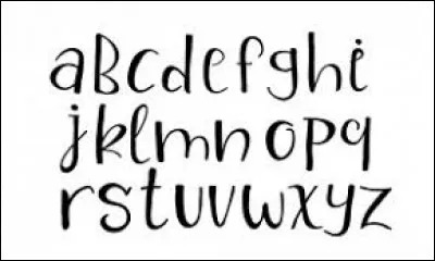 Quelle est la 5e lettre de l'alphabet ?