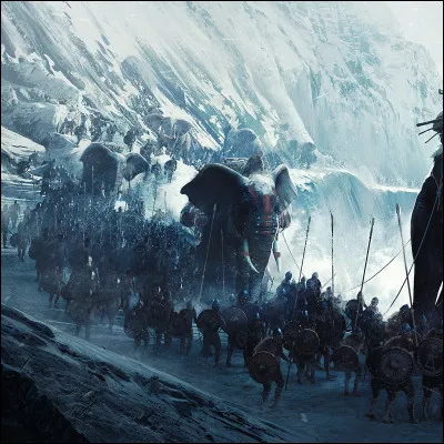 Quel Intrépide général carthaginois traversa les Alpes avec son armée et leurs terribles éléphants de guerre ?