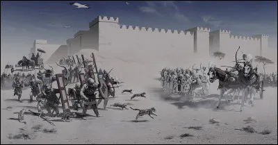 Roi perse remportant la bataille de Péluse en 525 av J.-C en plaçant des félins en première ligne. Qui est-il ?