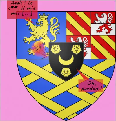 Et les chamailleries continuent ! (Qui plus est, le lion est enrhumé, le pauvre...)