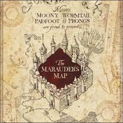 Quels sont les surnoms des 4 créateurs de la carte du Maraudeur (dans l'ordre) ?