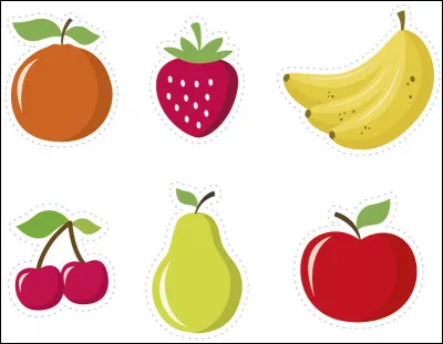 Parmi les fruits suivants, y en a-t-il un qui est de ta couleur ?