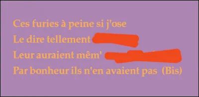 Outrage final, qui ne coûte finalement que 2 rimes avec sursis...