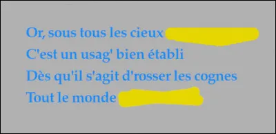 En guise de PV : 2 rimes d'amende !