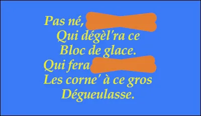 Et l'on arrive au bout de vos peines : plus que deux rimes !