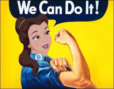 Qui est cette jolie princesse qui nous dit qu'on peut le faire ?