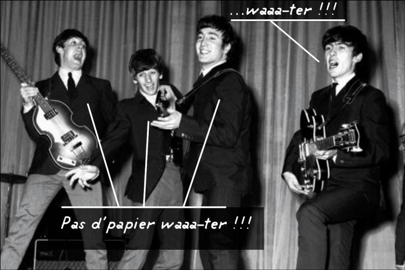 Situation critique pour les Beatles : ils ont oublié leur texte ! Pas grave, ils chantent en yaourt... enfin, pas tout à fait ! Mais quel était ce titre ?