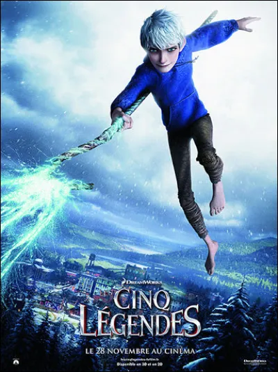 Dans le film "Les Cinq légendes", lequel de ces personnages n'apparaît pas dans le film ?