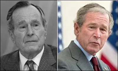 Quel est le patronyme de ces deux présidents des États-Unis, George H.W. le père et George W. le fils ?