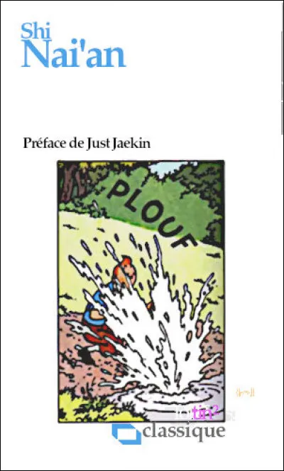 Quel est ce titre de l'écrivain chinois du XIVe s. ?