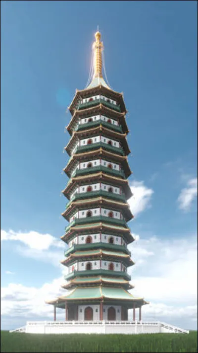 Interrompant ses voyages sur ordre de l'Empereur suivant, il participe à la construction du « Temple de la Gratitude » (80 m de haut), entièrement recouvert de ...