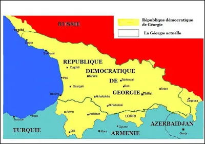 Quelle mer borde la Géorgie ?