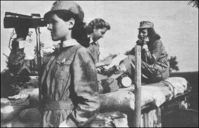 Engagée volontaire comme auxiliaire dans les forces armées finlandaises :