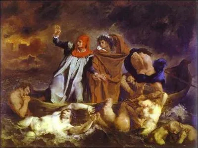 Quel peintre a ralis 'La barque de Dante' ?