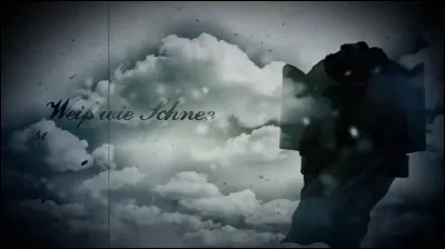 Complétez : 
"Weiß wie Schnee sind meine Haare
Weiß wie Schnee scheint mein..."