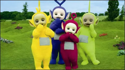 Qui sont ces quatre personnages colorés avec une télévision sur le ventre ?