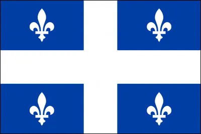 A quelle province canadienne francophone appartient ce drapeau ?