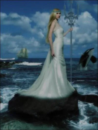 De quel dieu, Amphitrite, fille de l'Ocan, tait-elle aime ?