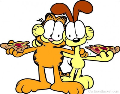 Tout le monde sait que le personnage à gauche est Garfield, le chat, mais comment s'appelle le chien à droite ?