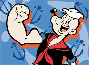 D'o vient la grande force de Popeye ?