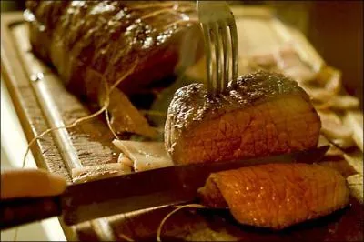 Le rosbif est un morceau de viande :