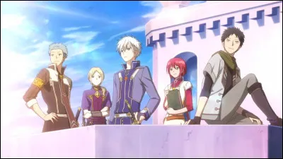 Dans "Shirayuki aux cheveux rouges", que laisse Shirayuki au prince Raji, lorsqu'elle quitte le pays au tout début de la série ?