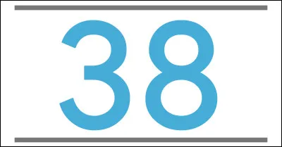 Quel département français a pour numéro 38 ?