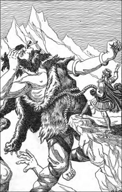 Complétez : 
"Brotnar þar sjórinn á..."