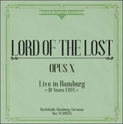 Quand l'album "Opus X" est-il sorti ?