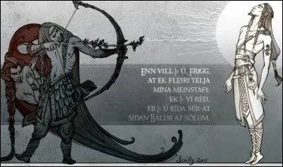 Complétez : 
"Ríður burtu Gná - Þessi... !"