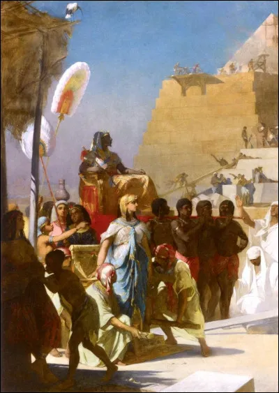 Considérée comme la 7ème merveille du monde encore visible. Pour quel pharaon a-t-elle été construite ?