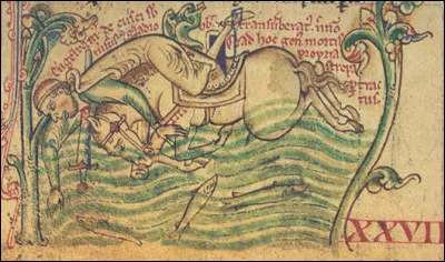 1242, Enguerrand III de Coucy, vétéran de Bouvines > Il se tue en tombant de cheval en ... (Précisez !)