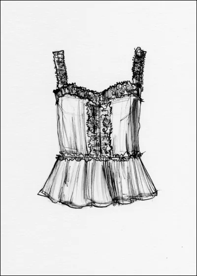 « C » comme « Camisole » > Moins utilisée qu'autrefois en psychiatrie (les malades sont drogués et la came isole de force...), elle fut longtemps une "chemisole" ou "chamisole". Qui en portait ?