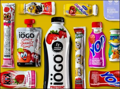 Les yahourts font partie de la famille des produits laitiers.