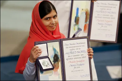 De quelle nationalité est Malala Yousafzai, lauréate du prix Nobel de la paix en 2014, qu'elle a reçu à Oslo ?