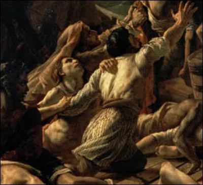 ...comme &laquo; Marini&egrave;re &raquo; (suite) > Sur ce c&eacute;l&egrave;bre tableau [lequel ?] de 1819, un seul homme porte une marini&egrave;re de l'&eacute;poque : qu'a-t-elle de particulier ?