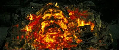 Quel personnage de Harry Potter parle à Harry à travers le feu ?