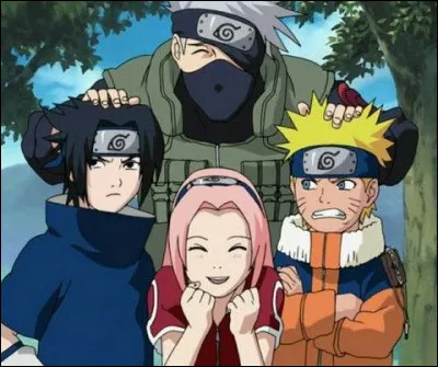 De quelle équipe Kakashi, Sasuke, Sakura et Naruto font-ils partie ?