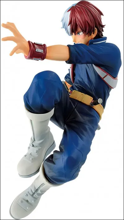 Bien, tu te lèves et vas vers la salle de bains, un bruit t'interpelle. Cela vient de la chambre de ta sur. 
Tu ouvres et tu la vois en train de stresser devant la figurine de Shoto Todoroki sans bras qui t'a couté 60 euros. 
Comment réagis-tu ?