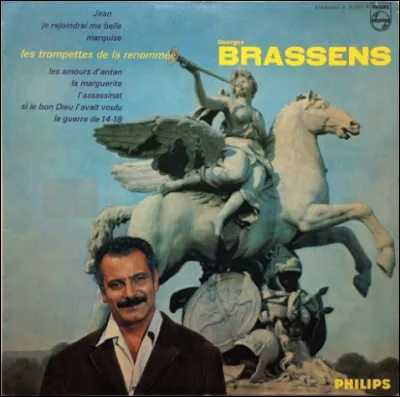 Quel prénom est mis à l'honneur dans une chanson de Georges Brassens de 1962 ?