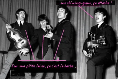 ...et les Beatles sont encore là, avec leur chanson en yaourt ! Mais nous, on nous la fait pas : quel est ce titre ?