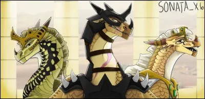 Qui se dispute le trône des Ailes de Sable ?