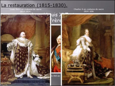 Quel était le lien de parenté entre Louis XVI , Louis XVIII et Charles X ?