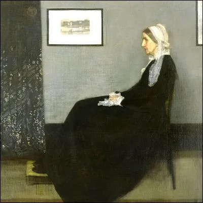 Quel peintre am&eacute;ricain a repr&eacute;sent&eacute; sa m&egrave;re dans la toile "Arrangement en gris et noir n&deg;1" ?