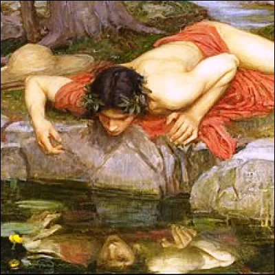 Quel personnage mythologique se laisse mourir au bord d�une source d�eau ?