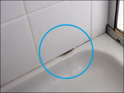 Tu es en train de prendre un bain et/ou une douche, et tu te rends compte qu'un joint est en train de se détacher. Que fais-tu ?