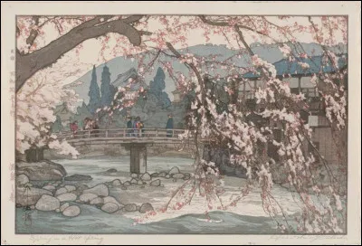 Où le tableau "Rivière au printemps" de Hiroshi Yoshida se trouve-t-il ?